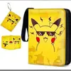Amazon Nuevo Libro de Cartas de Pokémon Sueño del Tesoro 4 9 Libro de Cartas de Juego Dibujos Animados PU Libro de Colección de Juegos