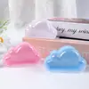 Caja de almacenamiento creativa en forma de nube caja de embalaje de escritorio para joyas pulseras caja de plástico para almacenamiento de chinchetas clips para papel
