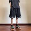 Pantalones Cortos de Baloncesto de Dos Piezas Falsas con Botones para Hombre 2024, Marca de Moda de Verano, Pantalones Cortos de Talla Grande con Estampado Paisley, Pantalones Cortos Casuales Deportivos de Cinco Puntos