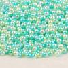 Cuentas redondas de imitación de perla no porosas de 4-10 mm accesorios de pegamento de cristal hechos a mano material accesorios decorativos