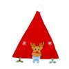 Gorros de Navidad al por mayor Dibujos animados para adultos y niños Forro de polar Decoraciones navideñas Accesorios para fiestas de árbol de Navidad Accesorios para fotos