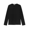 Ropa MTL para Hombre, Cuello Redondo, Color Sólido, Suéter Básico, Camiseta de Manga Larga Versátil, Simple y Casual para la Moda Diaria.