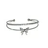 Pulsera de Mariposa de Doble Capa con Circonita Estilo Coreano, Pulsera de Nicho de Alta Gama, Elegante y de Moda, Joyería Retro Versátil para Mujeres