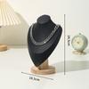 Soporte de Exhibición de Collares, Modelo de Cuello de Maniquí de Alta Gama para Accesorios de Exhibición de Joyería
