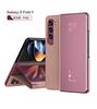 Adecuado para funda de teléfono móvil Samsung Fold5, Funda Espejo Inteligente, Cubierta Protectora de Pantalla Plegable 60% de descuento, Funda de Cuero Flip, Anticaídas
