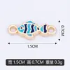 Pulsera de Colgante de Pez de Gota de Aceite Doble DIY Mezclable Colgante de Collar Accesorios de Colgante Material Venta Directa de Fábrica Transfronteriza