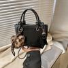 Bolsas para Mujer, Bolsas para Mujer, Bolsos Cubo Portátiles Estilo Retro, Nuevo Estilo de Invierno para Mujer, Bolsos de Hombro Simples y Versátiles, Bolsos para Mujer para el Trabajo y el Viaje