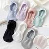 Calcetines náuticos de verano para mujer, finos, de malla, de boca baja, de silicona, antideslizantes, que no se caen, con calcetines de lado bajo, al por mayor