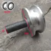 150/200/250 Rodas de Aço para Trilhos de Trem de Carga Pesada Roda de Trilho de Aço Roda de Trilho de Trem Roda para Construção Ferroviária Roda Polia