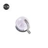 Acessórios para joias e piercings F-136 titânio redondo vidro rígido cabeça de joia haste labial haste de língua 3 ~ 5mm 0.9 dente cabeça de brinco de bola de vidro rígido