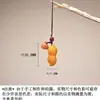 Corrente de Chaveiro Sandália Criativa Sândalo Boa Sorte para Celular de Carro Pingente Decoração de Bolsa Acessórios DIY Caqui Amendoim