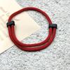 Doble Hebilla en Vivo Ajuste Arbitrario Cuerda de Mano Tejida a Mano Simple Versátil Regalo para Estudiantes Hombres y Mujeres Pulsera de Pareja