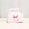 Caixa de Doces com Estampa de Borboleta Rosa Suitcase de Sobremesa para Festa Caixa de Bolo Caixa para Muffin Caixa de Embalagem para Presente Caixa Vazia Atacado