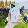 Funda Magnética para Teléfono con Ventana Grande Láser Adecuada para Apple 17 Pro Max con Bordes Suaves Electrochapados, Cobertura Completa para 16/15, y Protección de Lente para 11
