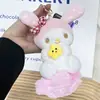 Boneca de Pelúcia Colecionável de 4 polegadas Pingente Brinquedo de Pelúcia Presente de Evento Chaveiro Pingente de Boneca Pelúcia Fofa