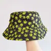 Chapéu de Pescador Folha de Bordo Transfronteiriço Estilo Coreano Chapéu de Sol com Proteção Solar Dupla Face Que Faz o Rosto Parecer Menor, Chapéu Outdoor para Homens e Mulheres