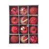 Venda Direta de Fábrica 6cm 12 Peças Caixa de Presente com Bolas de Natal Conjunto de Pintura Decorações de Natal Decoração de Natal