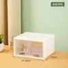 Caixa de Armazenamento de Mesa em Vários Tamanhos, Formato Quadrado com Gavetas, Combinação de Armário de Armazenamento Empilhável à Prova de Poeira, Caixa de Armazenamento para Material de Escritório