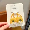 Corda de Cabelo de Lã Frutas Outono e Inverno para Menina Corda de Cabeça de Morango Abóbora Tricotada Fofa e Não Prejudicial ao Cabelo Elástico para Menina