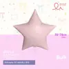 Mecrla Nuevo 18 pulgadas / 30 pulgadas Estrella de Cinco Puntas Flotante Corazón de Melocotón Mate Película de Aluminio Propuesta Globo de Cumpleaños