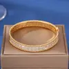 Pulseiras de Unha Europeias e Americanas Mais Vendidas, Pulseiras Exquisitas de Cobre Microcravejadas com Zircônia, Pulseiras Abertas de Design de Alta Qualidade, Pulseiras Atacado