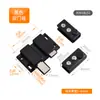 Bisagras para puertas de gabinete de vidrio, bisagras sin taladro, accesorios para vidrio sin marco, clips de fijación para puertas de mascotas sin taladro, clips de doble cara