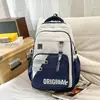 26 novas mochilas estilosas de alta capacidade com múltiplos compartimentos e cores contrastantes para alunos do ensino fundamental II, ensino médio e universitários