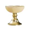 Portavelas de Loto de Vidrio Aleado, Adorno de Templo Budista, Base de Lámpara de Loto de Aceite de Mantequilla, Soporte de Lámpara de Aceite de Mantequilla, Juego de Tres Colores para Ofrenda a Buda, Al por Mayor