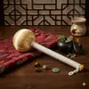 Martillo de Salud de Ajenjo, Martillo de Masaje con Moxibustión de Mano, Martillo de Percusión de Meridianos de Salud, Palo de Percusión para Hombros, Regalo de Festival de Mediados de Otoño al por Mayor