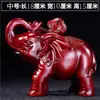 Un par de adornos de elefante para atraer la riqueza, adecuados como regalo para inauguraciones de negocios, para la sala de estar, la entrada, el mueble de TV, el mueble de vino o la oficina, artesanías decorativas auspiciosas