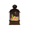 Nuevo producto transfronterizo: Linterna de bola de cristal navideña, Adorno de escena de nieve para árbol de Navidad, Decoración de linterna para ambiente de dormitorio, Regalo creativo