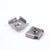 Venta al por mayor de fábrica conector de fijación hembra incorporado de chapa de hierro cuadrado soldado conector hembra interior de tuerca de manguito interior hueco diente de rosca interior