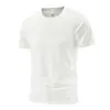 Camiseta Sin Costuras de Seda Helada para Hombre Verano Nuevo Elástica de Secado Rápido Manga Corta Deportiva Transpirable