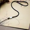 Cordón para Colgante de Jade Aventurina Tejido a Mano, Cordón para Colgante de Jade con Hebilla de Seguridad Ajustable para Hombres y Mujeres