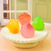 Miniatura Dibujos Animados Luminoso Mordisco Fruta Comida Juguete Lindo Coche Escritorio Resina Adornos DIY Decoraciones Hechas a Mano