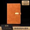 Fivela Magnética Especial para Amostras de Fotos Caderno A5 Atacado Negócios Couro Macio Caderno de Atas Fivela Simples Atacado