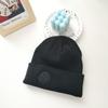 Gorro de Invierno Transfronterizo para Mujer, Gorro de Punto, Estilo Coreano, Versátil para Estudiantes, Gorro de Punto Cálido con Letra S de Celebridad de Internet Harajuku, Gorro para Clima Frío