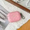 Nueva funda con patrón de pequeños diamantes adecuada para AirPods Pro 3, funda rígida de PC de cuero sintético PU universal para la 4ª generación