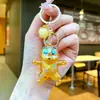 Llavero Trendy de Acrílico Galvanizado con Cristal de Shin-Chan Llavero de Pareja para Coche Colgante de Cristal Accesorio para Bolsos