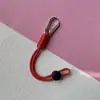 Hebilla para Mochila en Forma de D de Aleación de Zinc con Cordón de Paracord Trenzado Gancho de Hebilla de Resorte para Muñeca Multifuncional Llavero EDC Portátil Anti-Pérdida
