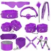 Juguetes sexuales para adultos Jiuai, accesorios SM, juguetes sexuales para parejas, bondage, látigo de cuero, tapón anal, entrenamiento del amor y provocación