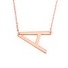 Collar con letras de joyería simple y popular de Europa y Estados Unidos, cadena de cuello con 26 letras en inglés, cadena de clavícula, suministro transfronterizo