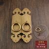 Tirador antiguo chino de cobre puro, tirador recto para puerta de gabinete, tirador de cobre Luca-making Treasure, herrajes para muebles, accesorios de cobre