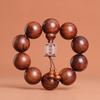 Pulseira de Sândalo Vermelho de Folhas Pequenas Agarwood Jacarandá Vermelho Sândalo Contas de Oração Pulseira Wenwan Artesanato em Madeira Suprimento ao Vivo