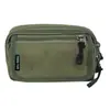 619 Bolsa de Cintura Horizontal Masculina de Lona para Celular com Cinto Tela Grande de 5,5 polegadas Mini Bolsa para Celular Personalização e Produção