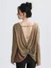 Traje de Yoga Espalda Descubierta Conjunto para Mujer Cubierta Deportiva 2026 Nuevo Otoño Pilates Impresionante Ropa de Entrenamiento Fitness Pantalones de Tiburón
