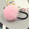 Anillo para el pelo de bola de pelo de imitación de conejo multicolor coreano al por mayor explosiones de Taobao fábrica directa de tocados accesorios para el cabello cuerda para tocado