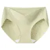 Pantaletas de Algodón Rojas en Forma de V para Maternidad para el Año de Nacimiento, Grado 10A Transpirables Antibacterianas con Refuerzo 100% Algodón Talla Grande