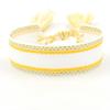 Pulsera de Cinta Tejida Estilo Étnico con Texto Bordado y Borlas, Pulsera Trenzada DIY, Diseño Simple, 104 Colores Disponibles, Pulsera Estilo Europeo y Americano
