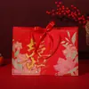 Nueva Caja de Dulces para Boda Estilo Chino Caja Vacía Creativa de Gama Alta Caja de Regalo para Acompañamiento de Boda Caja de Papel Caja Vacía Bolsa de Dulces para Boda Luna Llena
